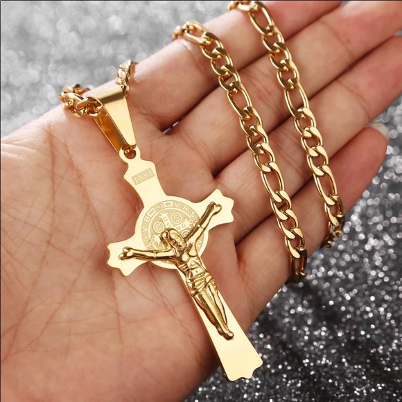 18Karats gold stainless steel Necklace